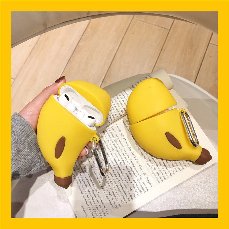 Cartoon Banana AirPods Silicone Case