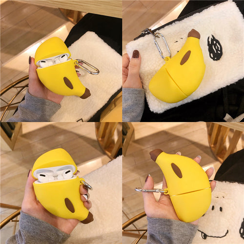 Cartoon Banana AirPods Silicone Case