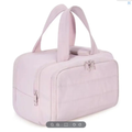 Large-capacity makeup bag, convenient portable handheld wash bag,